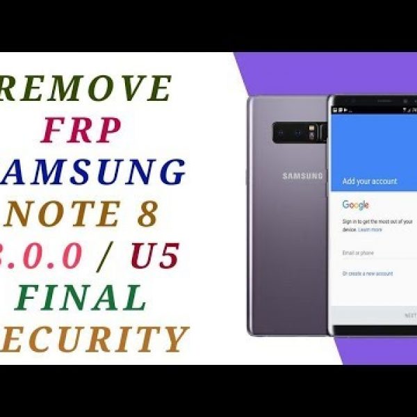 remove frp samsung note 8 google account n950f u5 1