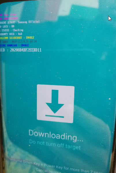 Combination and firmware Samsung galaxy s10 5g sm g977b 1