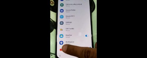 Remove frp Samung a40 version android 9 without pc 6