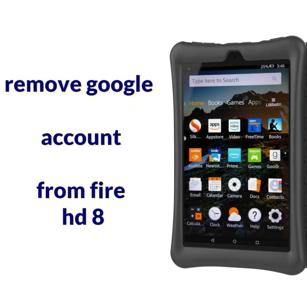 remove google account from fire hd 8 1