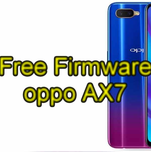 Firmware oppo AX7 update