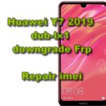 Huawei Y7 2019 dub-lx1 downgrade Frp reset
