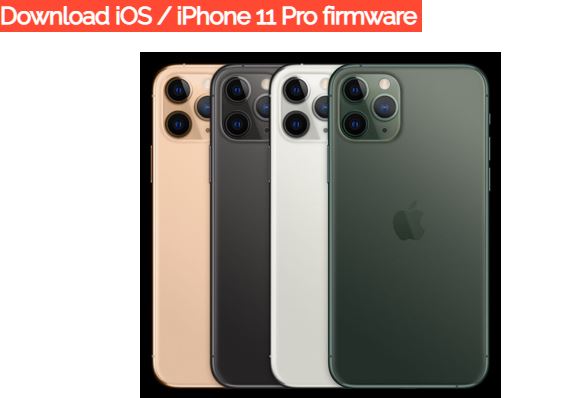 iPhone 11 Pro firmware
