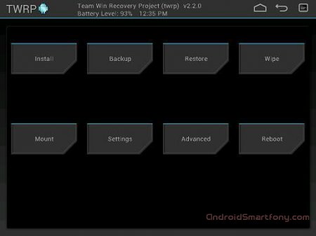 TWRP Recovery - how to install, how to make backups on android, restore the system, install firmware, patches and kernels